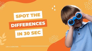 Find The 3 differences in 30 seconds - Part 2