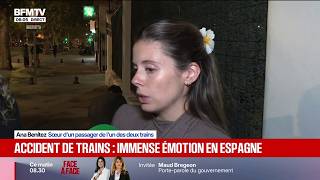 Les familles des victimes de la collision de trains en Espagne cherchent leurs proches disparus