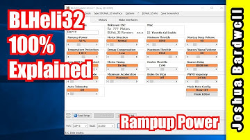 BLHeli32 100% Explained - Part 5 - Rampup Power