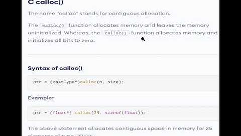 Dynamic Memory, PreProcessor