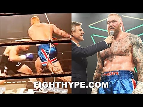 HIGHLIGHTS | HAFTHOR BJORNSSON FIRST FIGHT VS. STEVEN WARD; 130-POUND "TITAN WEIGHT" ADVANTAGE