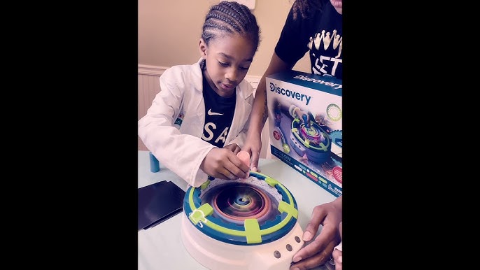 Spin Art Maker Toy Paint Challenge for Kids with Emma and Kate