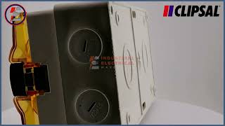 Clipsal 56C315 Weatherproof ON/OFF Switched Socket Outlet | 15A 3 Pin White Clipsal 56C315 Weatherproof ON/OFF Switched Socket Outlet | 15A 3 Pin White