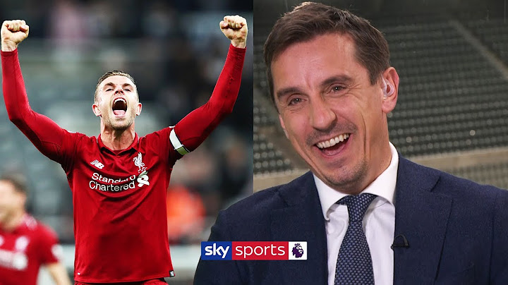 'I'VE GONE PAST CARING!' - Gary Neville in jest about the title race between Liverpool & Man City