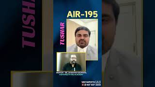 #AIR195 #Tushar #UPSC2025 #UPSCAspirants #VidyapeethIAS #ShubhamSir #UPSCPreparation #Ambala #UPSC