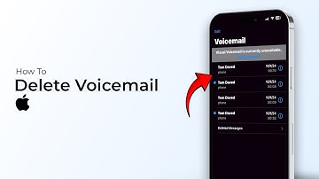 Hoe verwijder ik voicemail op de iPhone?