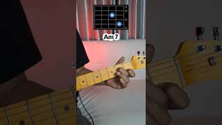 Chord Am 7 (A Minor 7) #guitar #shorts #chords