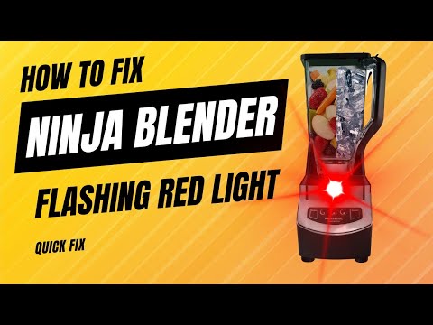 Ninja Blender Blinking Red Light: Quick Fixes!