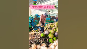 Lột Vỏ Dừa Nhanh #tractor #máycàymiềntâytv #agrimotor #mientay