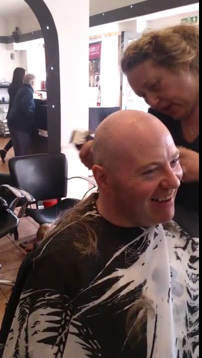 Charity head shave - YouTube