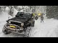 Deep Snow Adventure In Back Country Of Bowman Lake