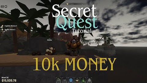 SECRET MONKEY QUEST | 10K MONEY | THE FORGE ROBLOX