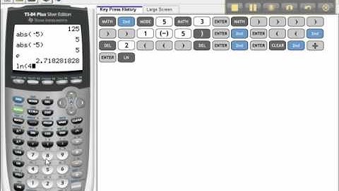 Calculator Basics - Part 4 of 4 - Math 131 TI-83/84