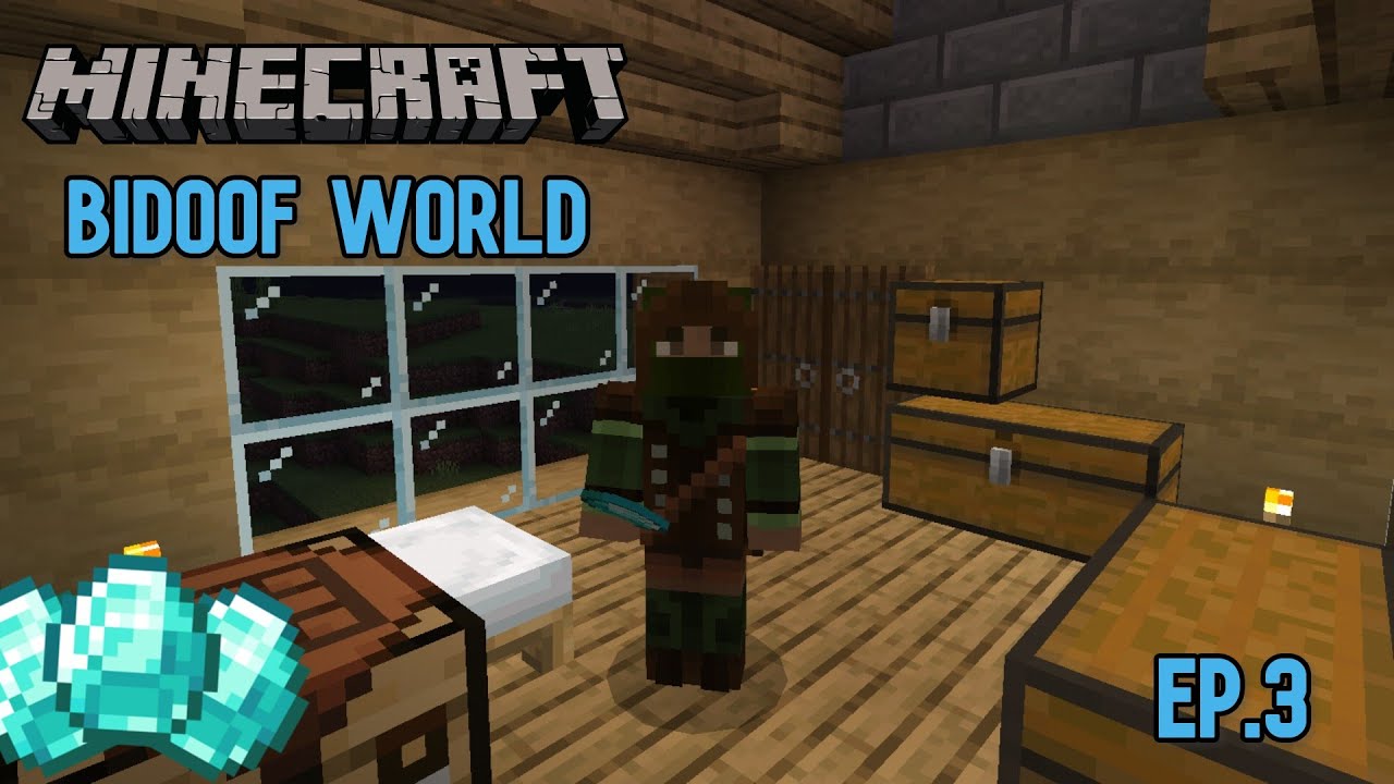 "Minecraft" Bidoof World Ep.3 | DIAMONDS!!!