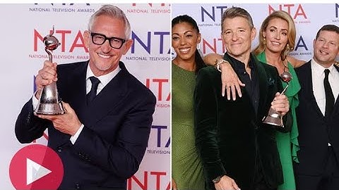 Gary Lineker beats Ant and Dec for Best Presenter gong at National Television Awards in surprise win