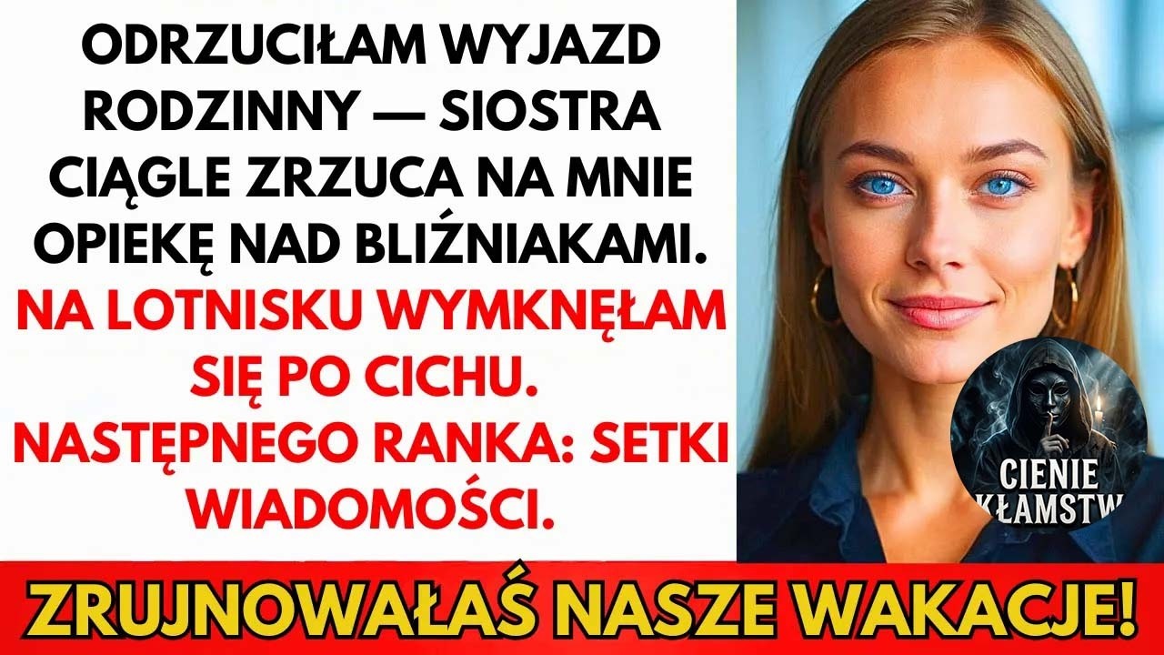 „Masz do nich takie naturalne podejście” – powiedziała moja siostra, wciskając mi plecaki bliźniaków na lotnisku, podczas gdy ona i jej mąż lecieli na romantyczny wypad na Barbados. Mój lot do...