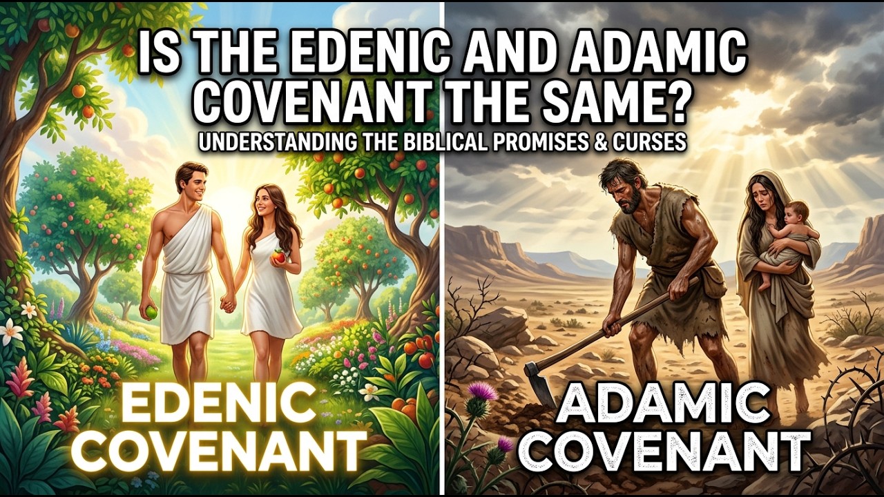 Is the Edenic and Adamic covenant the same? - YouTube