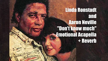 Linda Ronstadt and Aaron Neville   "Don't know much" Emotional Acapella + Reverb