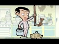 Mr Bean em Português | Limpeza de primavera | Dos desenhos animados | Cartoons Para Crianças