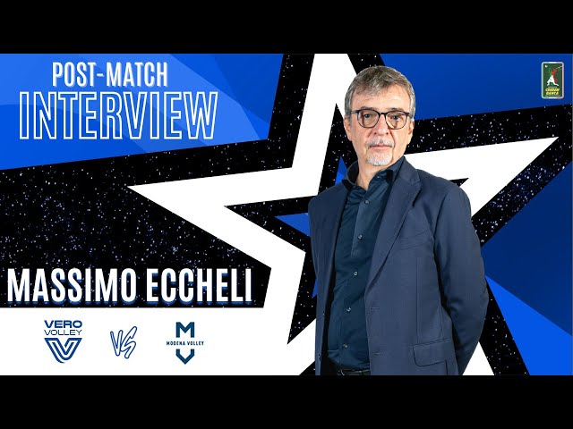Massimo Eccheli | Post match interview vs Valsa Group Modena