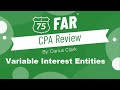 Variable Interest Entities-CPA BAR Exam 2024-By Darius Clark