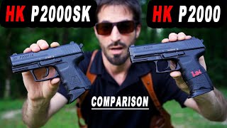 HK P2000 VS HK P2000SK Comparison