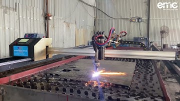 Máy Cắt CNC Plasma Mini cắt bản mã tại Hà Tĩnh (4k Video)