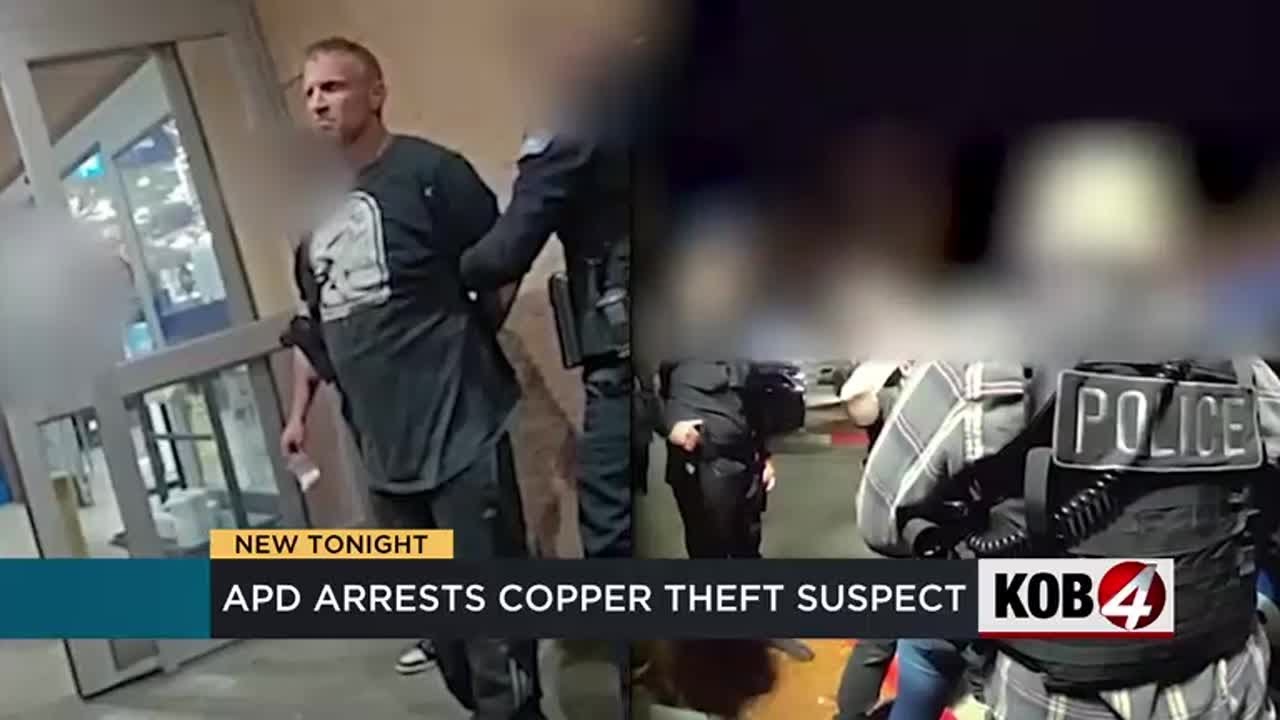 Lapel video shows police arresting copper theft suspect - YouTube