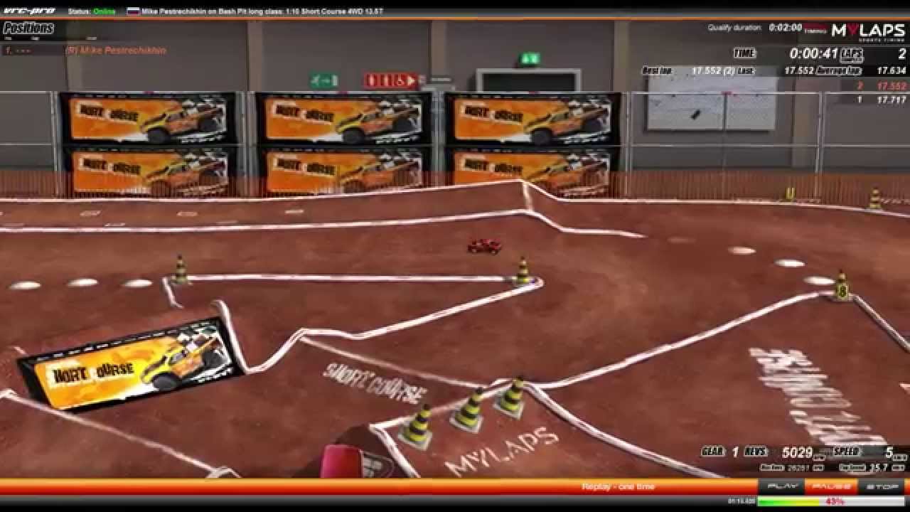 Небольшой обзор игры VRC-PRO и заезд в классе Short Course