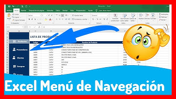 CÓMO hacer un MENÚ INTERACTIVO en EXCEL con botones😲 (SIN MACROS).