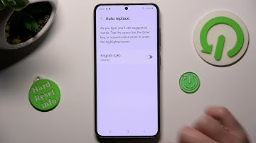 How to Enter Text Correction Options on SAMSUNG GALAXY S23 - Text Correction Options