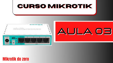 Aula 03 Mikrotik - Configurando o servidor DHCP (rede local)