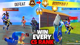 How To Win Every CS RANK With Random Players || Free Fire Pro Tips And Tricks🔥 || FireEyes Gaming screenshot 3
