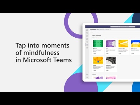 Introducing Headspace meditations and music in Microsoft Viva Insights (Audio Description) - Introducing Headspace meditations and music in Microsoft Viva Insights (Audio Description)