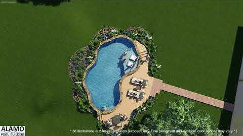 Custom Pool Design By: Alamo Pool Builders