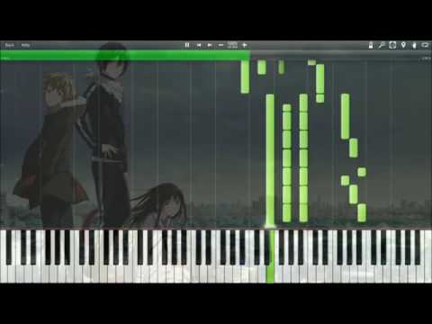 Synthesia Hello Sleepwalkers   Goya no Machiawase Opening Piano Noragami1