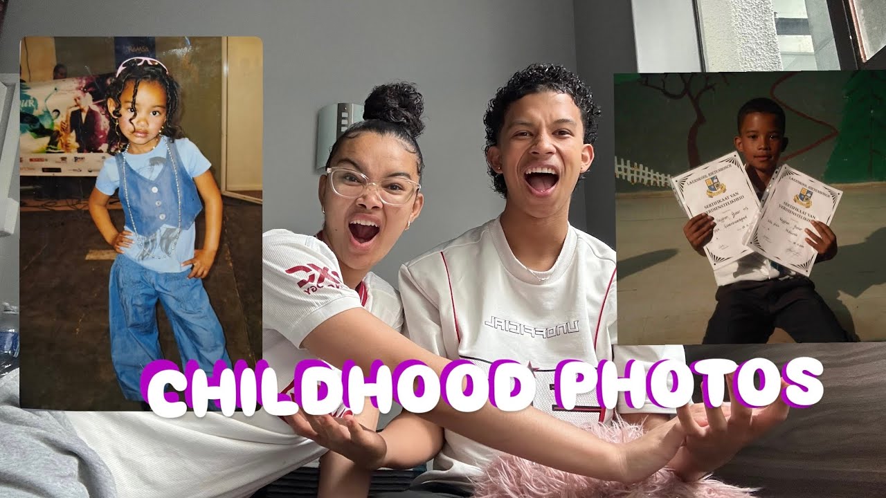 Реакция на наши жуткие детские фотографии **Так неловко**