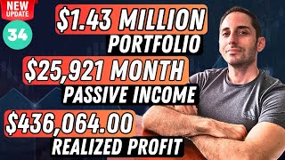 My $1.43 Million Stock Portfolio Unveiled | $25,921/Month of Passive Income - UPDATE #34