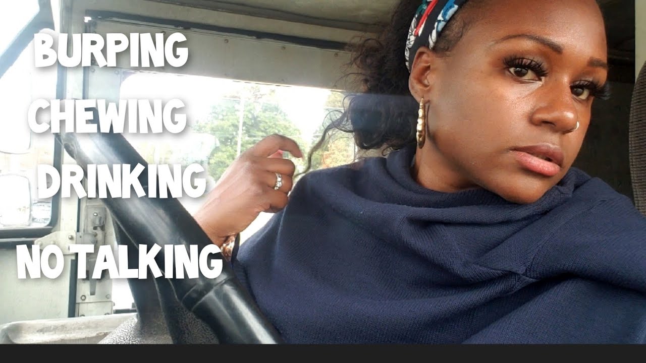 ASMR GUM CHEWING WATER GULPING NO TALKING BURPING YouTube