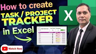 How to Create a Task Tracker in Excel | Easy Project Planner | Task Management Tools