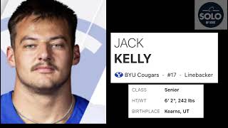 Jack Kelly LB #17 BYU - NFL DRAFT