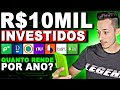 🤑QUANTO RENDE POR ANO 10MIL REAIS NO NUBANK, PICPAY, BARI, DAYCOVAL, SOFISA, BMG, PAGBANK!