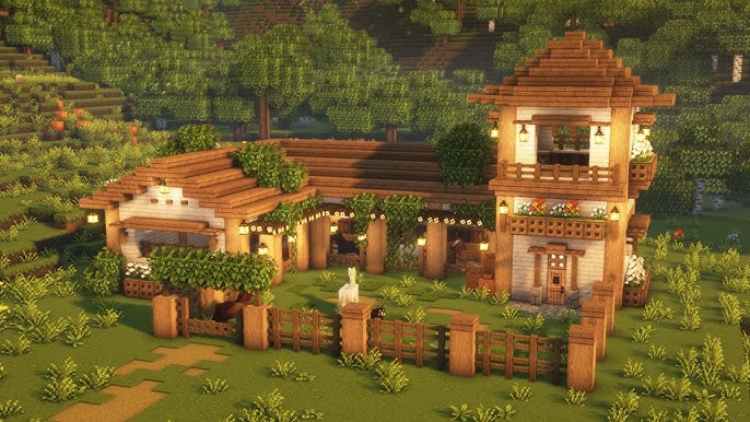 minecraft animal barn