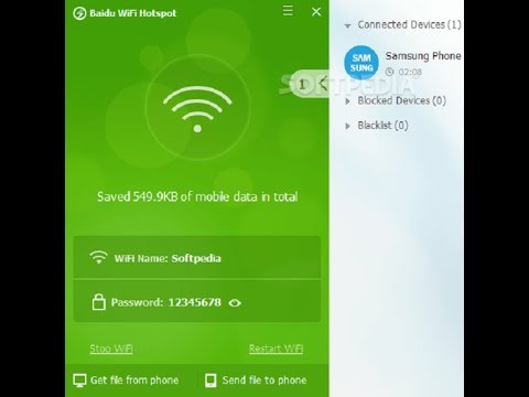 baidu wifi hotspot ดีไหม  New  كيفية مشاركة وايفي من خلال حسوبك عن طريق baidu wifi hotspot