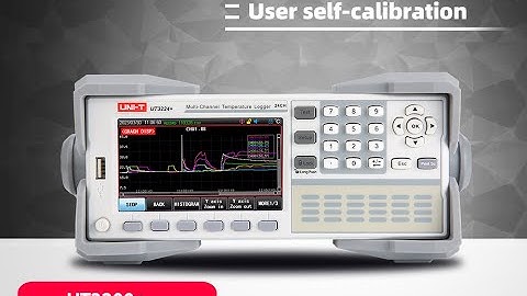 How to use UT3200+ series, Episode 4 user self calibration