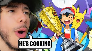 ASH BEATS THE POKEMON MASTER 8 AND LEON FOR THE CHAMPIONSHIP