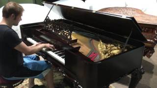 Pre-Civil War Square Grand Piano By Lemuel Gilbert Of Boston