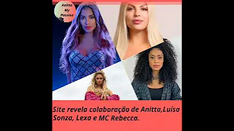 Música Anitta - lexa - Luisa Souza - mc rebecca Música Anitta - lexa - Luisa Souza - mc rebecca