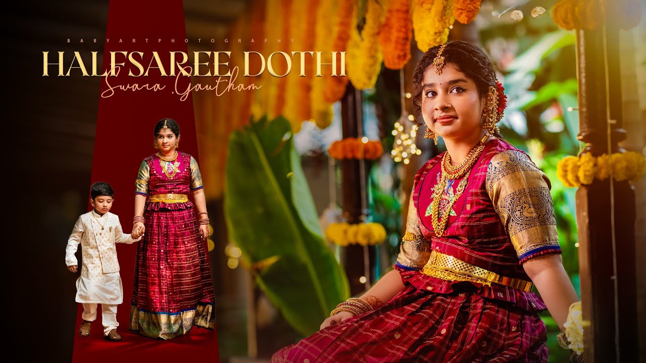 Swara & Gowtham’s | HalfSaree & Dothi | Babyarts | Vizag