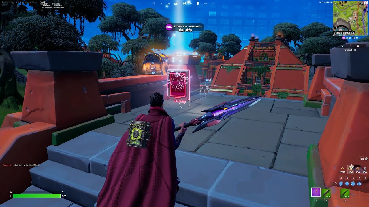 Collect Omni Chips at The Temple (ALL LOCATIONS) Omni Sword Quest - Fortnite